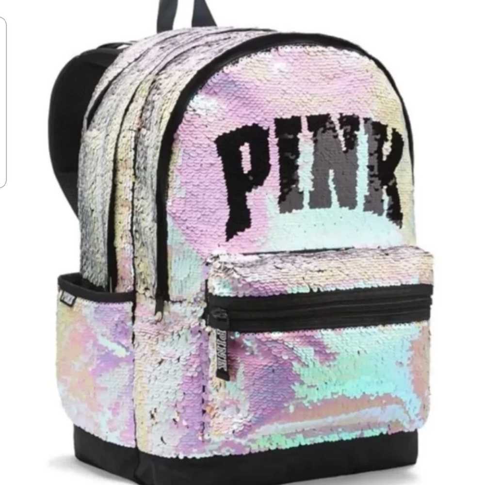 Brand New Pink/VS Bling Campus Backpack